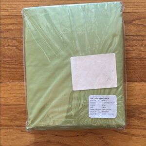 Company Store 100% Cotton Percale Fitted Twin Sheet Kiwi
